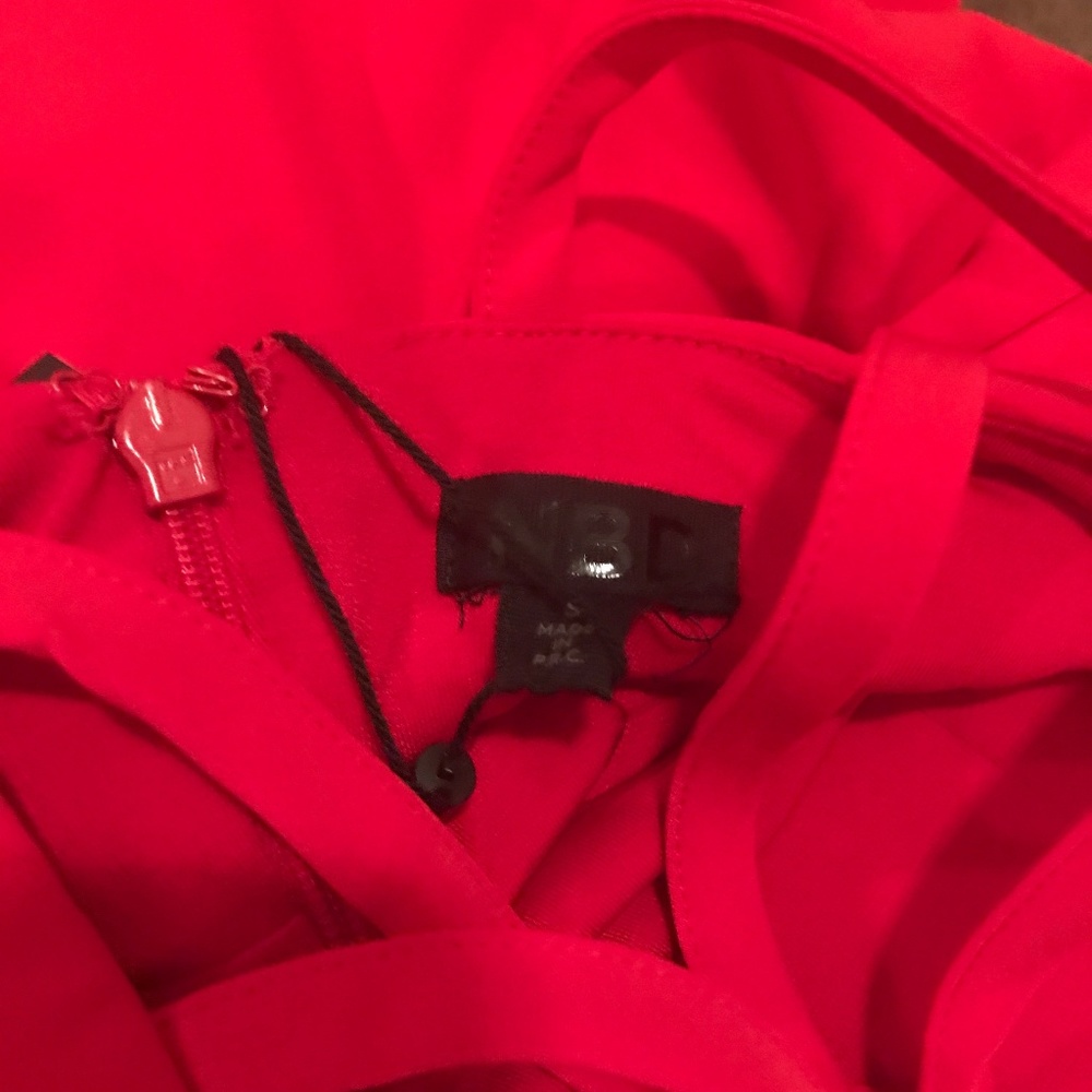 NWT NBD Ride Or Die Dress in Red - Picture 5 of 5
